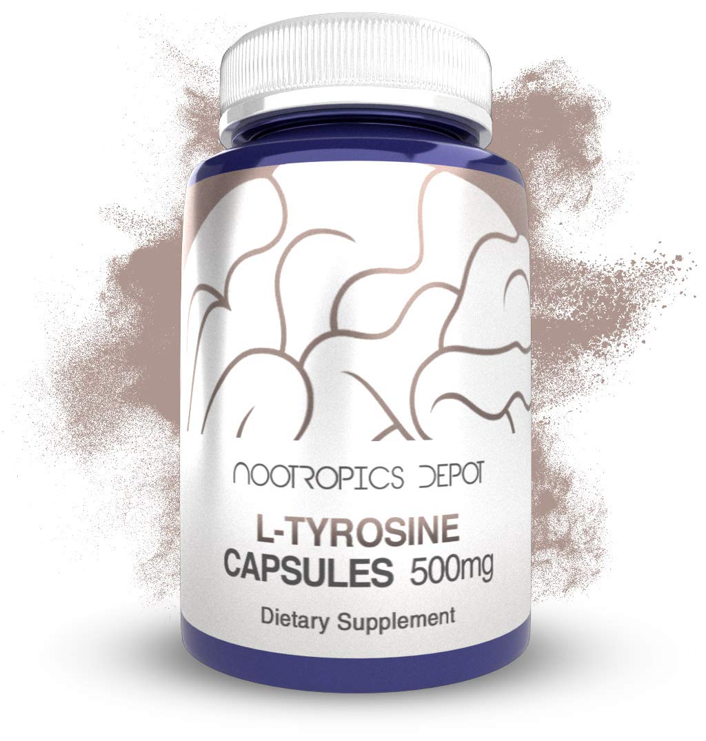 Nootropics Depot L-Tyrosine Capsules 120 Count