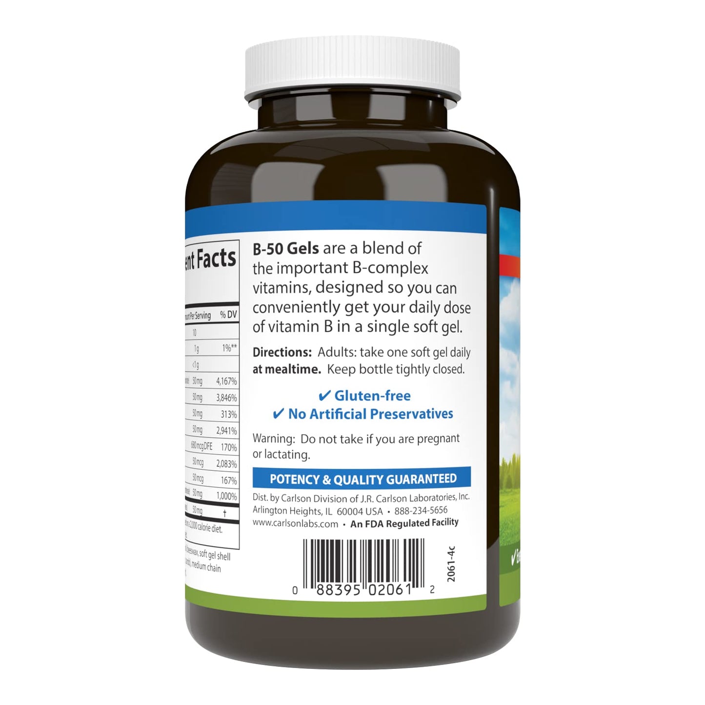 Carlson B-50 Gels Softgels 100
