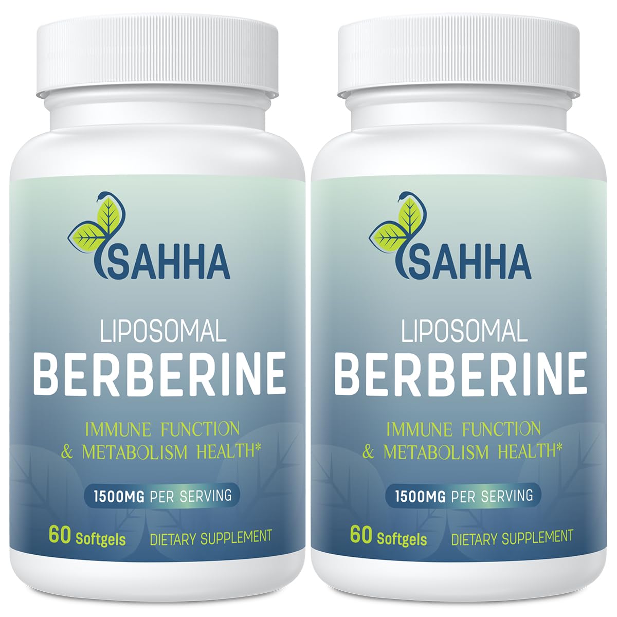 Sahha Liposomal Berberine HCL 1500mg Softgel 120 Count