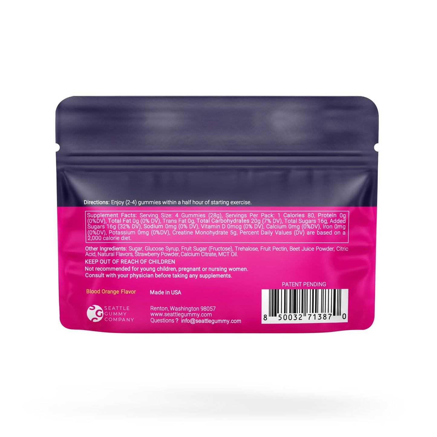 SGC Creatine Monohydrate Pre-Workout Performance Gummies 48