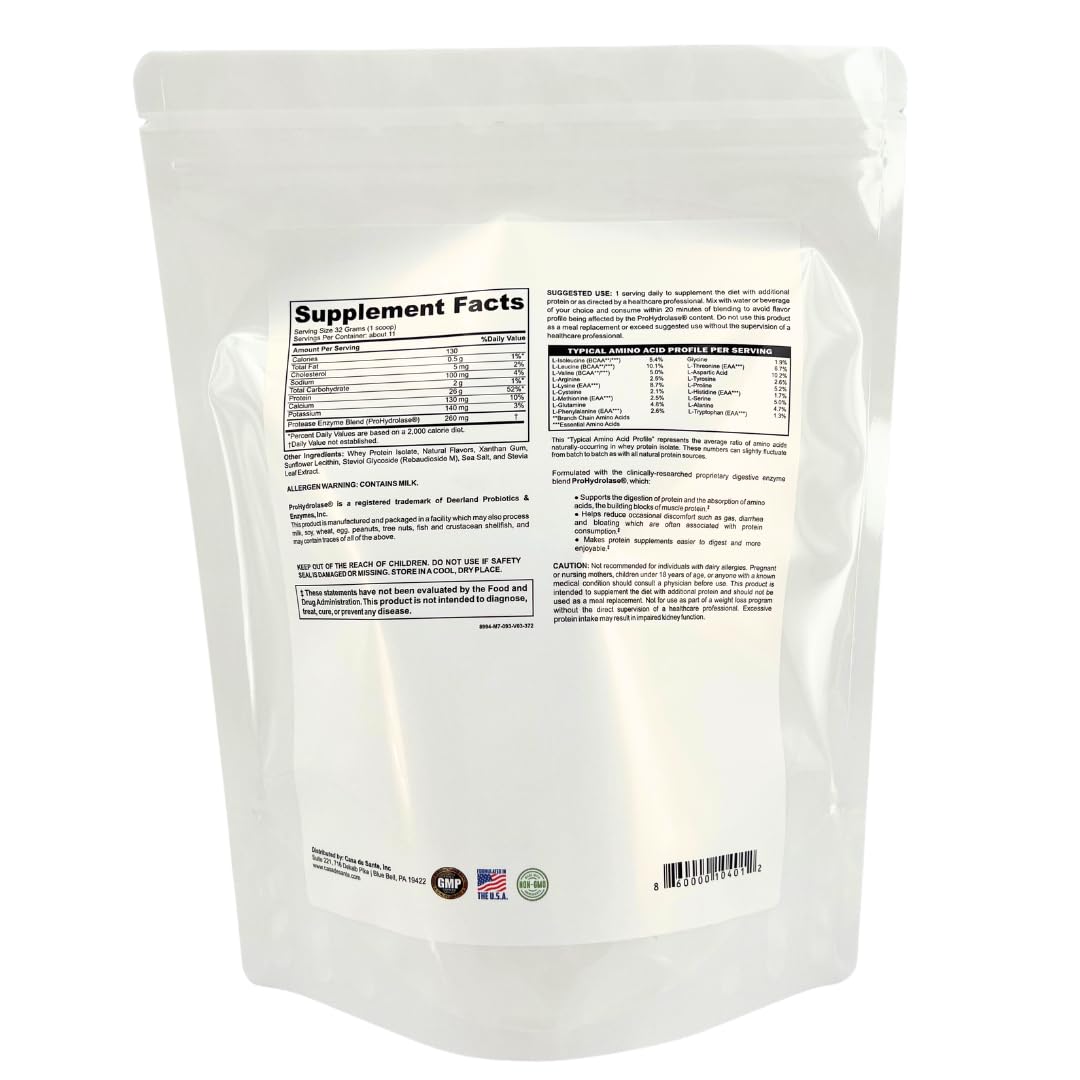 Casa de Sante Advanced Whey Protein Vanilla Powder 13.12 oz