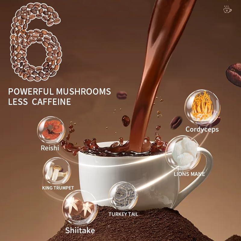 YEGE Mushroom Coffee Powder 30 Servings