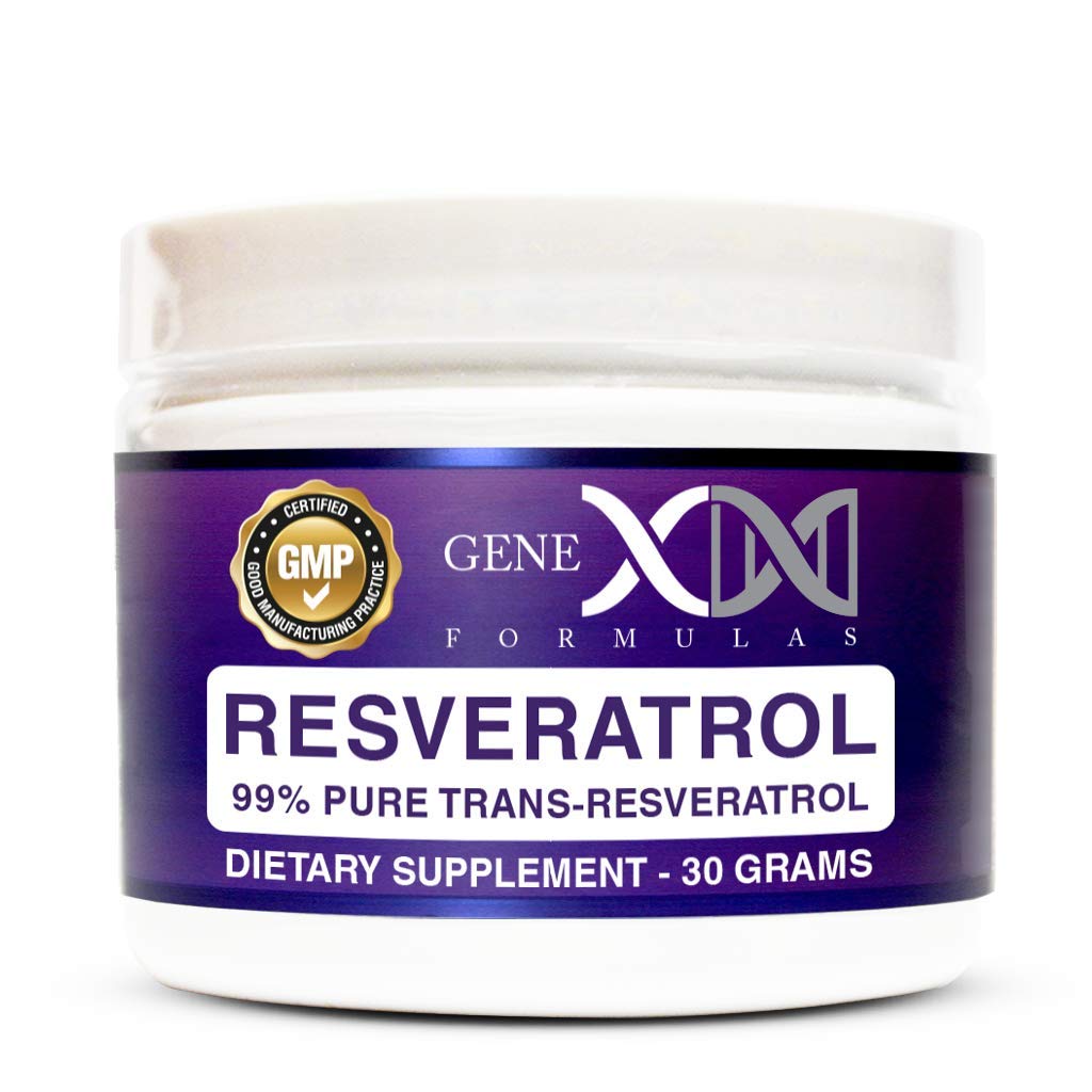 Genex Formulas Trans Resveratrol 1000mg Powder, 1.06 oz