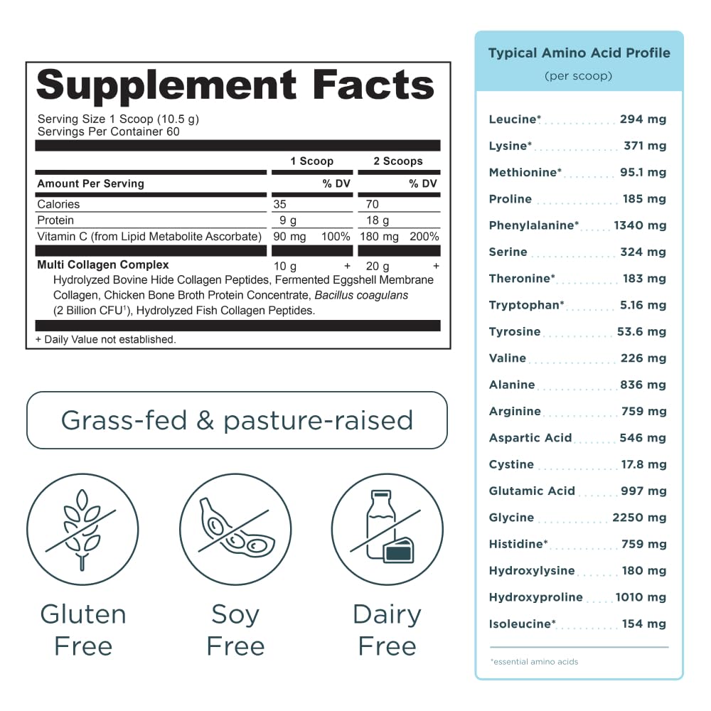 Ancient Nutrition Hydrolyzed Multi Collagen Peptides Powder 22.2