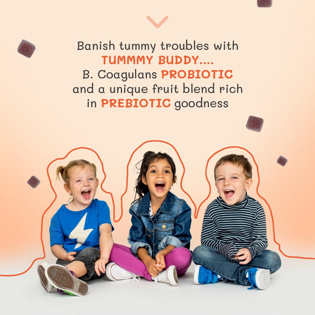 TINITUSK Tummy Buddy Kids Probiotic Gummies 30