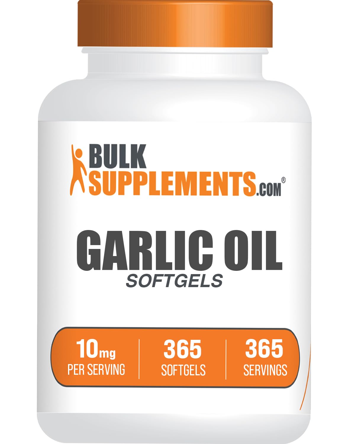 BulkSupplements Garlic Oil Softgels 365 Count
