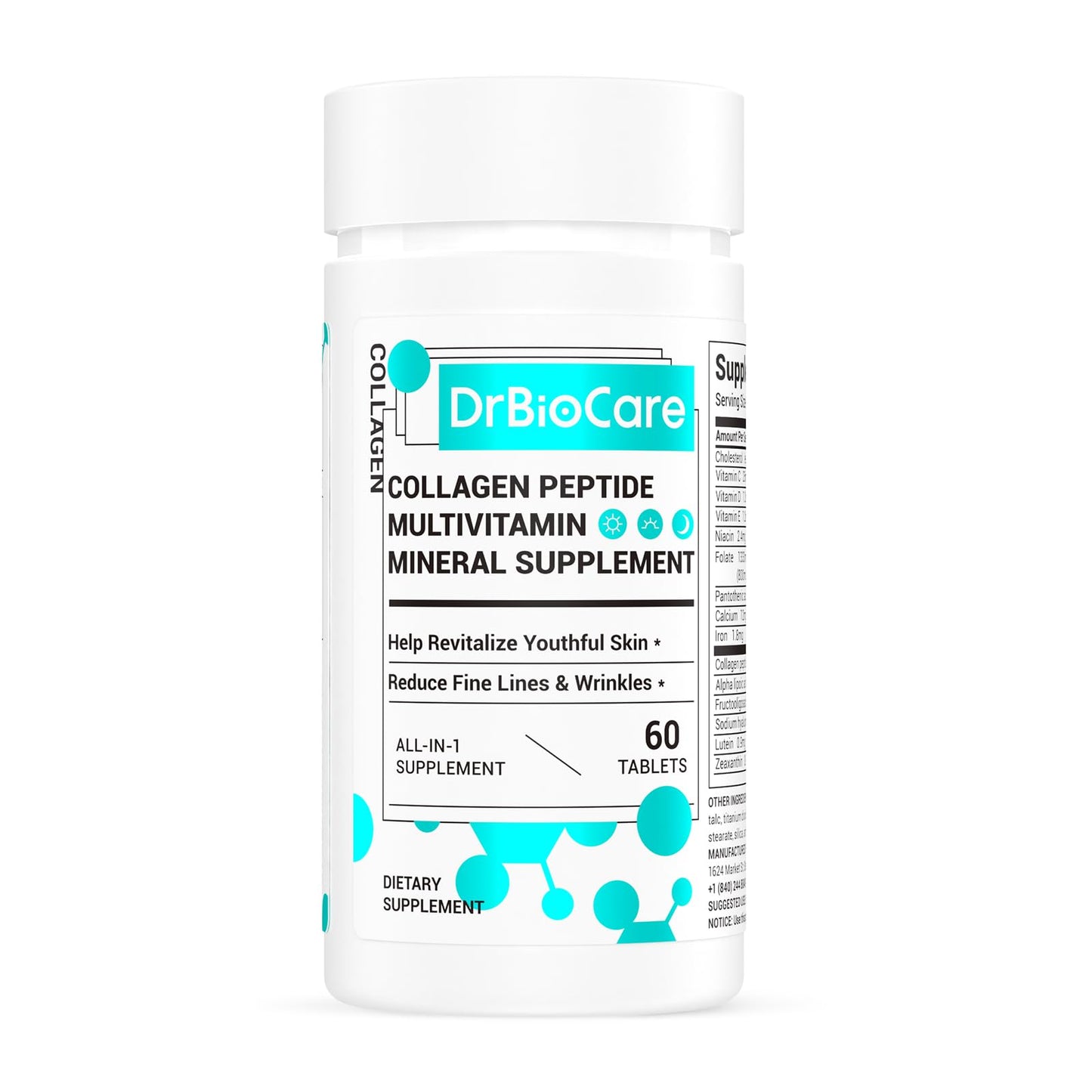 DrBioCare Collagen Peptides for Women Tablet, 60 Tablets