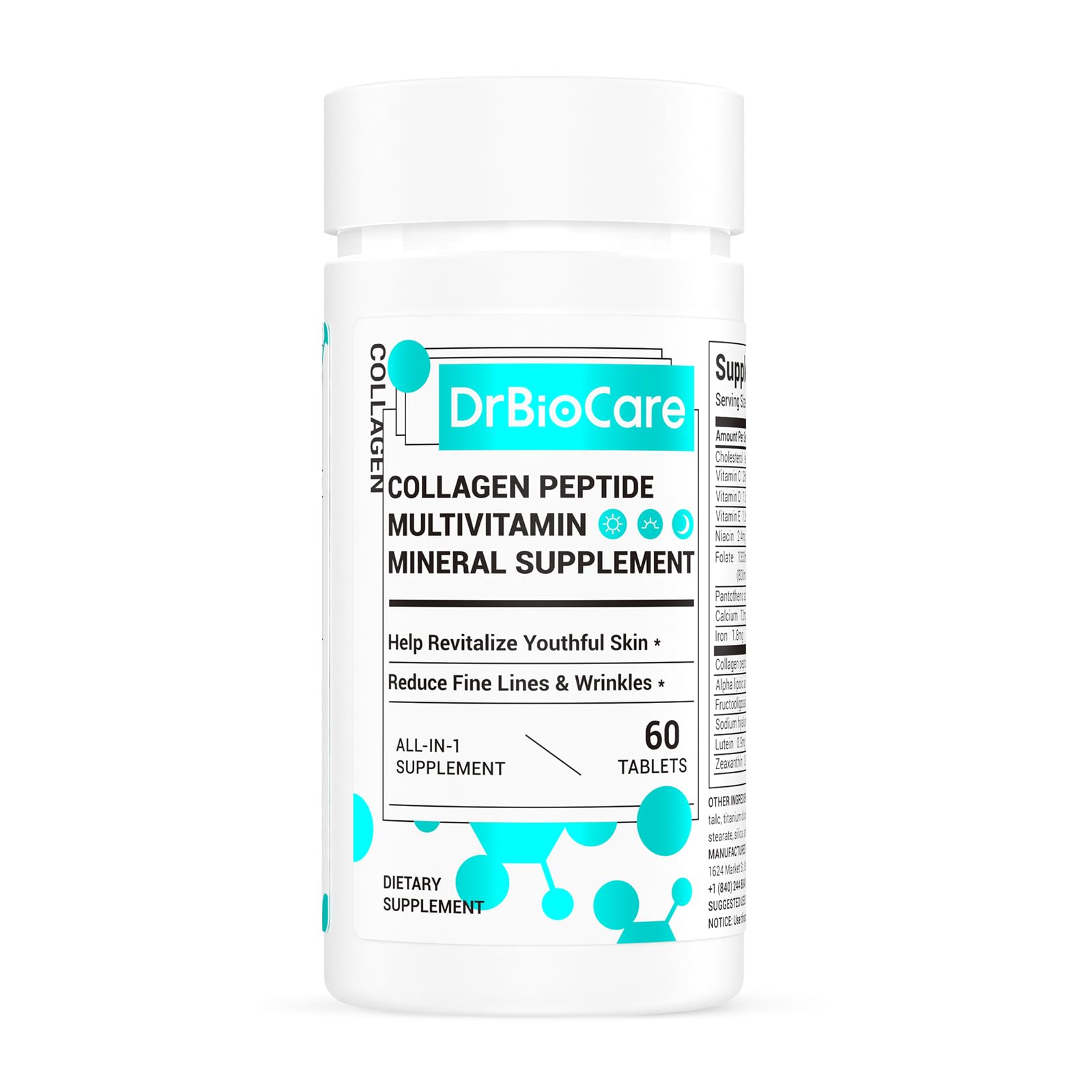 DrBioCare Collagen Peptides for Women Tablet, 60 Tablets
