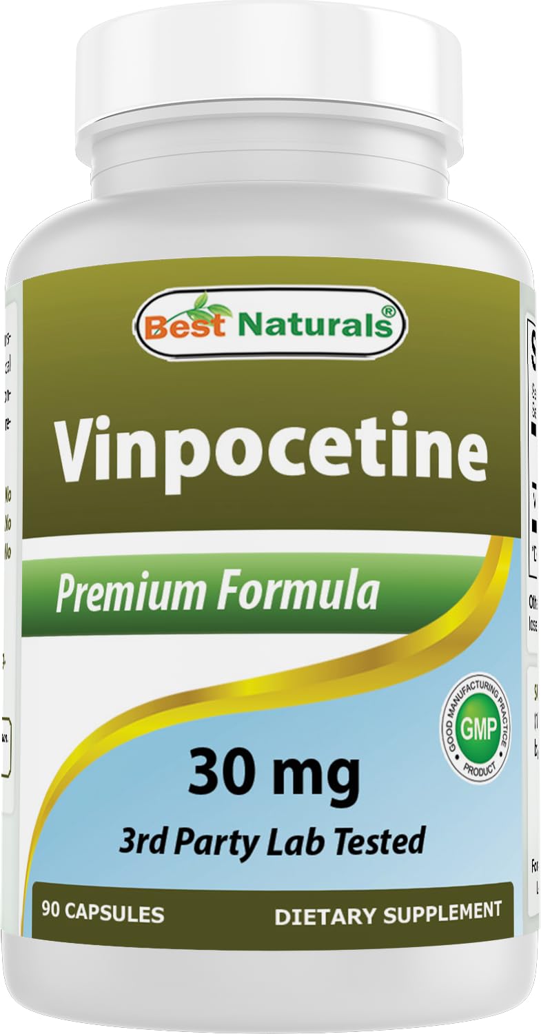Best Naturals Vinpocetine 30 mg Capsule, 90 Capsules