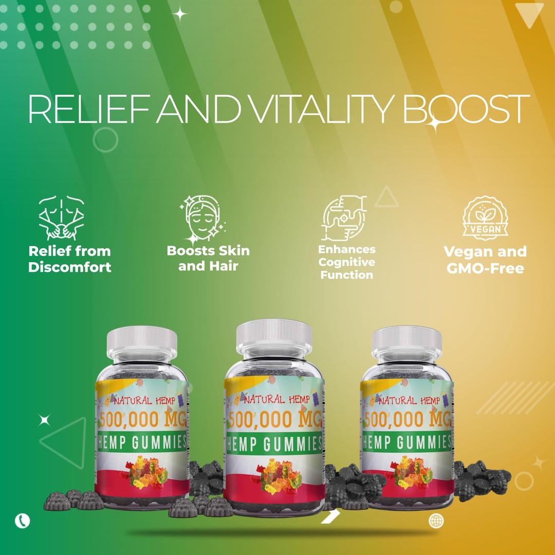 The CBD Project Organic Hemp Gummies 50 Count