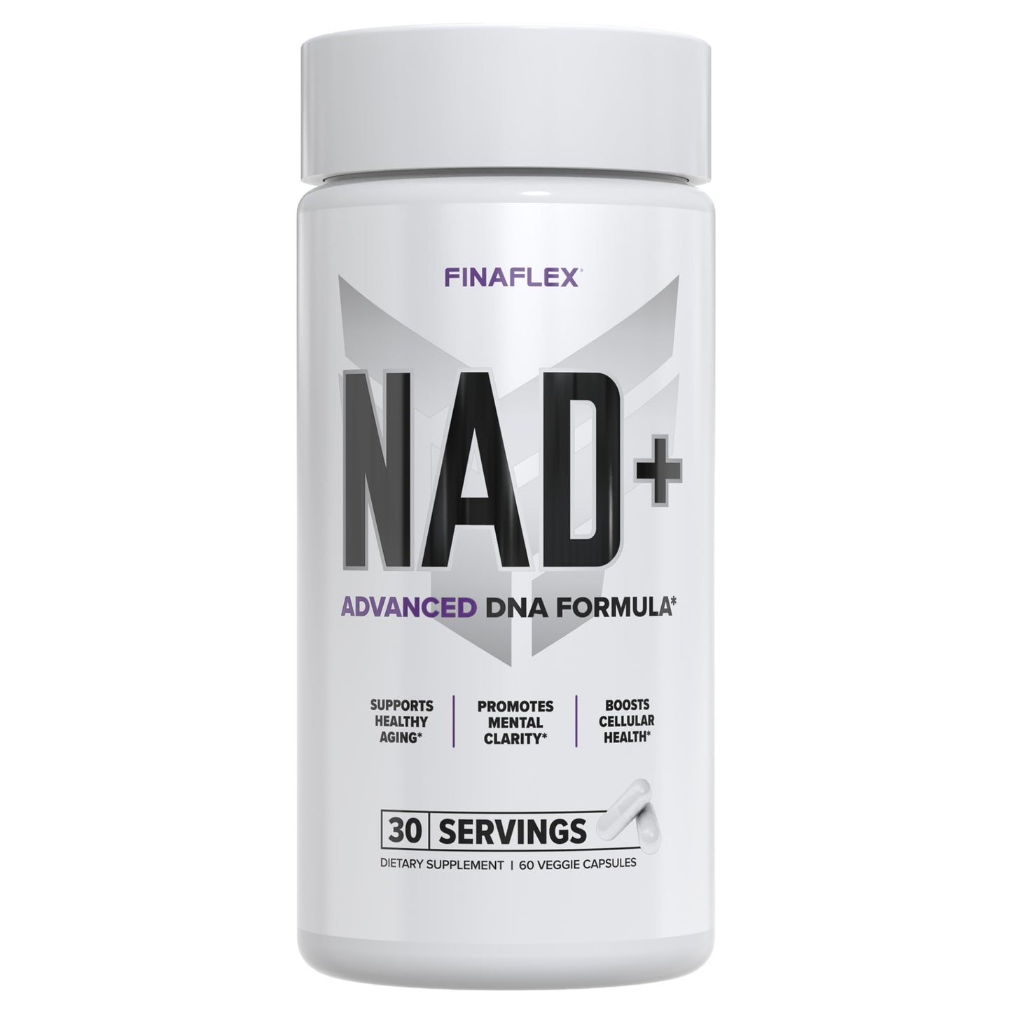 FINAFLEX NAD+ Advanced DNA Formula Veggie Capsules, 60 Count