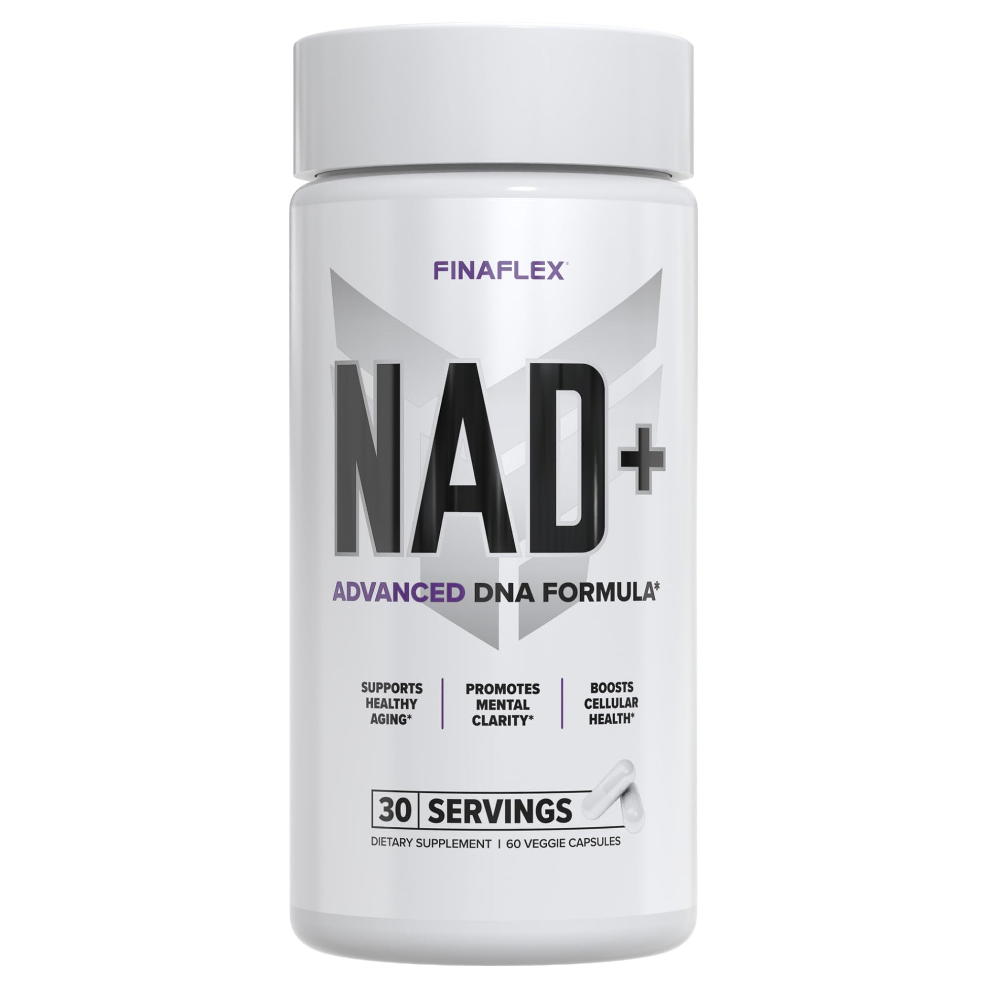 FINAFLEX NAD+ Advanced DNA Formula Veggie Capsules, 60 Count