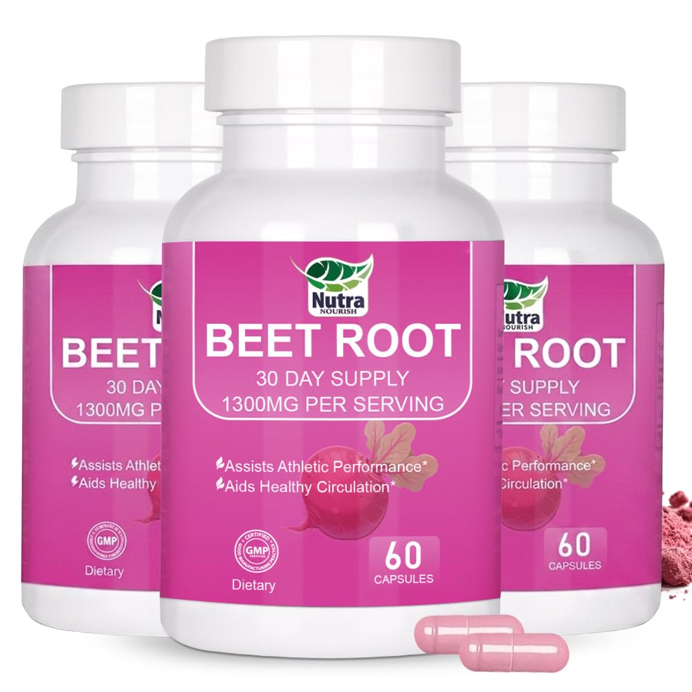 NutraNourish Organic Beet Root 60 Capsules