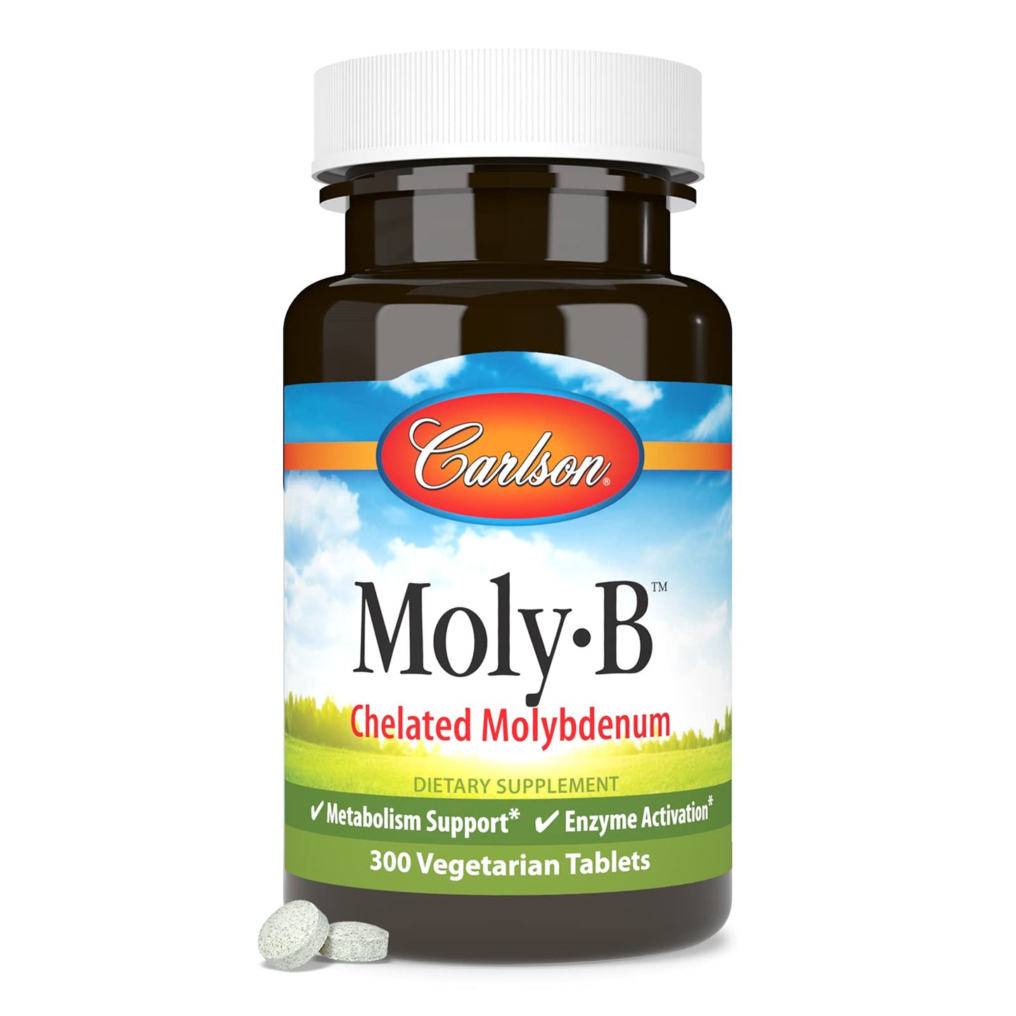 Carlson Moly-B Metabolism Support Tablets 300 Tablets