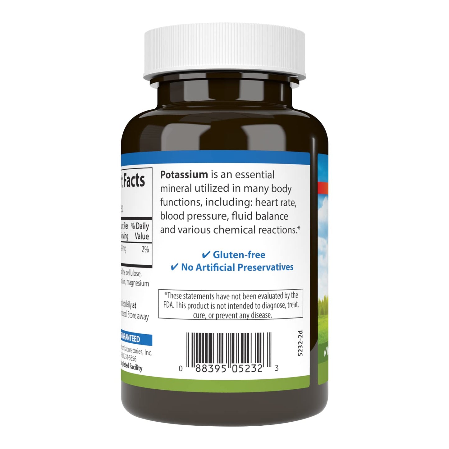 Carlson Potassium 99 mg Tablets, 250