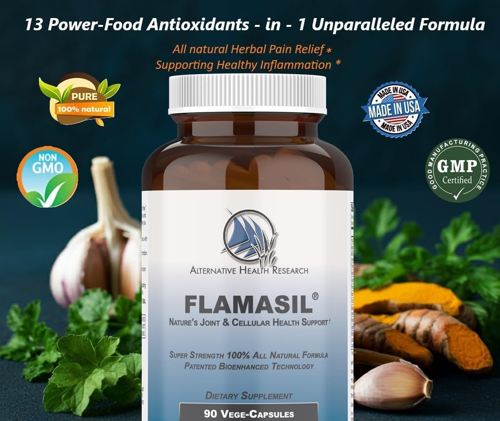 Alternative Health Research LLC Flamasil Capsules 180 Capsules