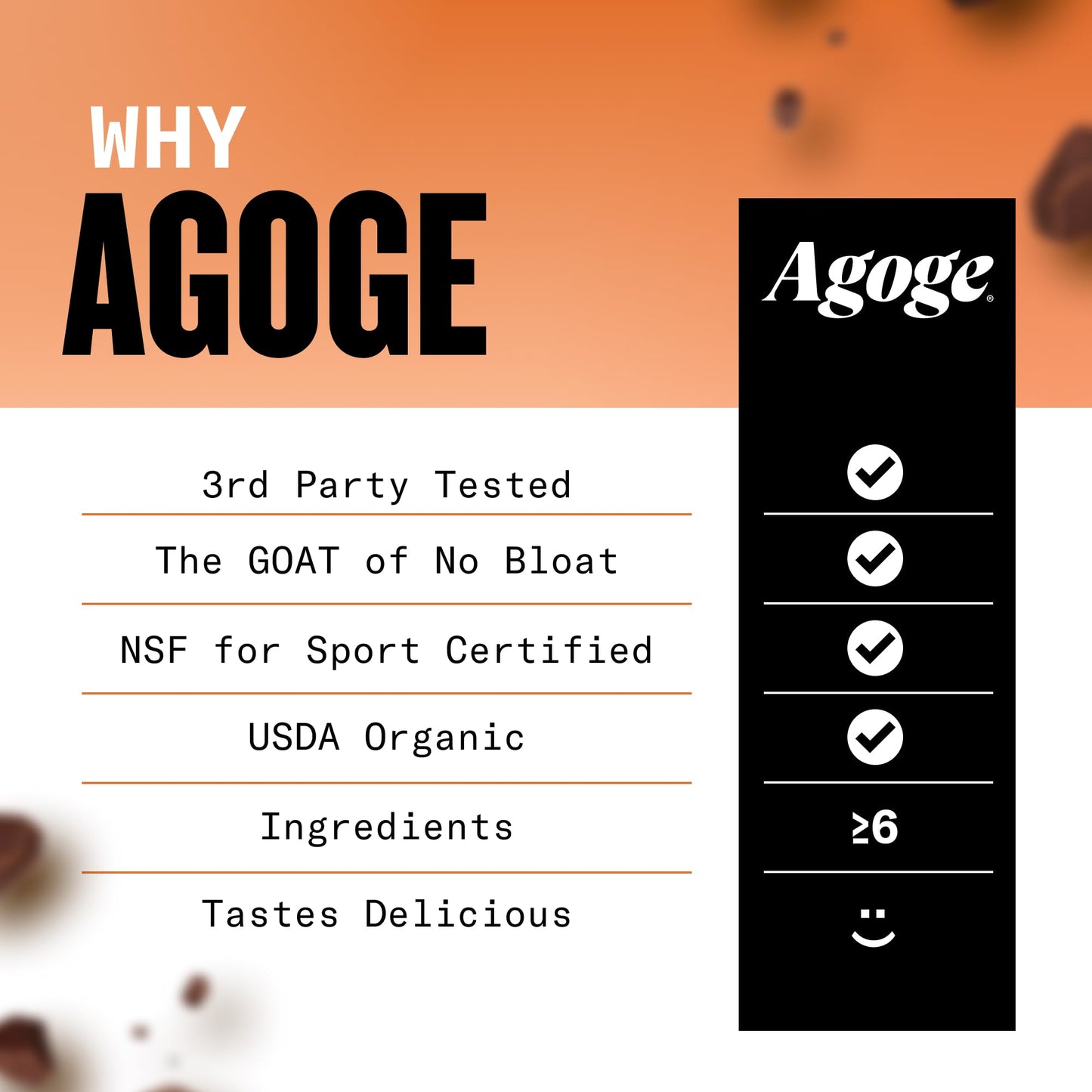 Agoge USDA Organic Hemp Protein Powder, Chocolate Flavor, 20 Servings