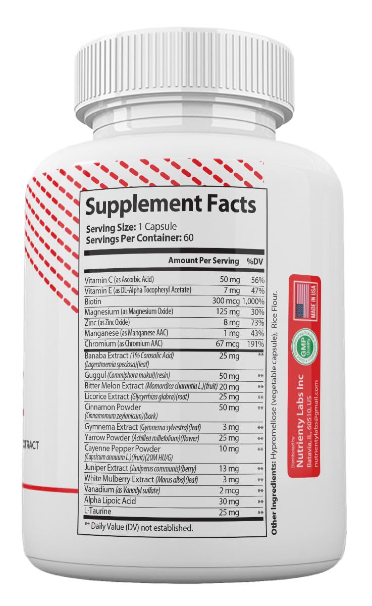 Zonata Gluco Regulate Blood Balance, 60 Capsules