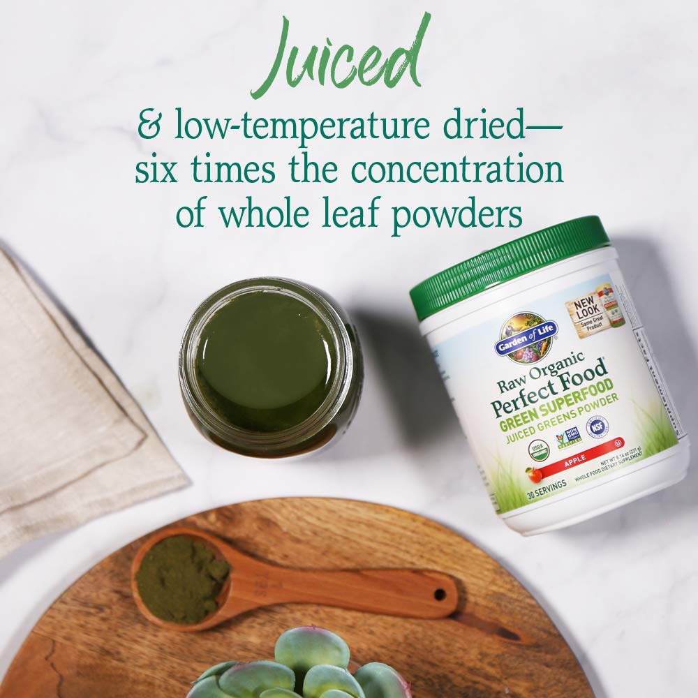 Garden of Life Raw Organic Perfect Food Apple Superfood Powder, 8.3 oz