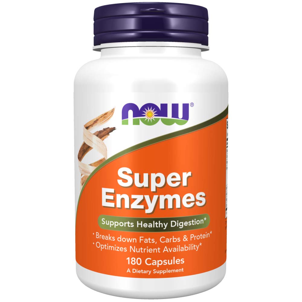 NOW Foods Super Enzymes Softgels 180 Count