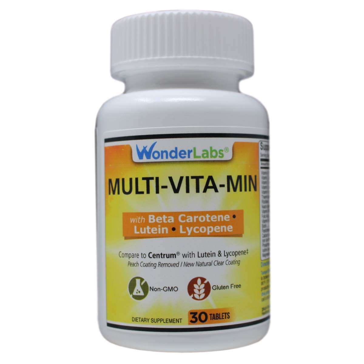 Wonder Laboratories Multi-Vitamin Multi-Mineral Tablet, 30 Tablets