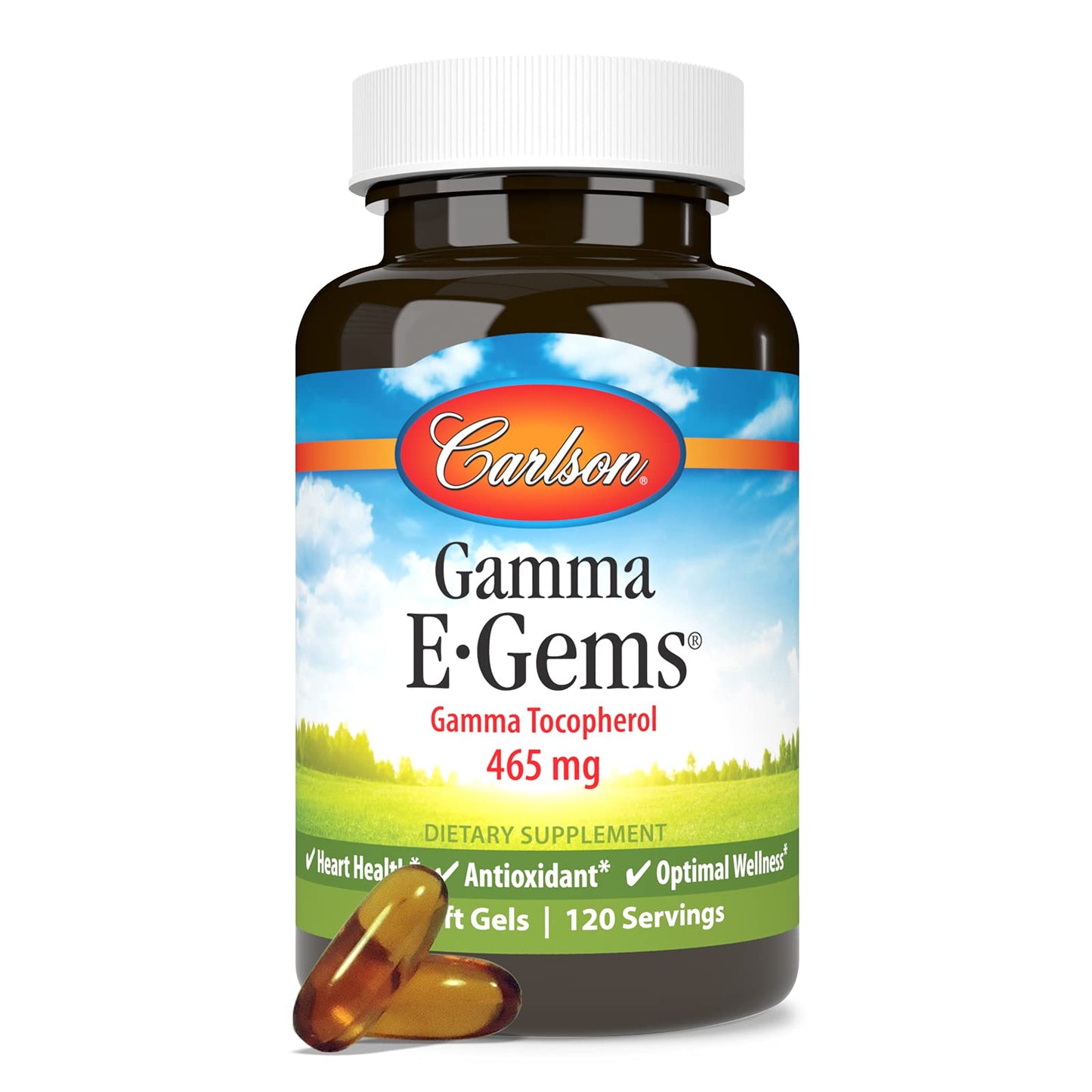 Carlson Gamma E-Gems Softgels 120