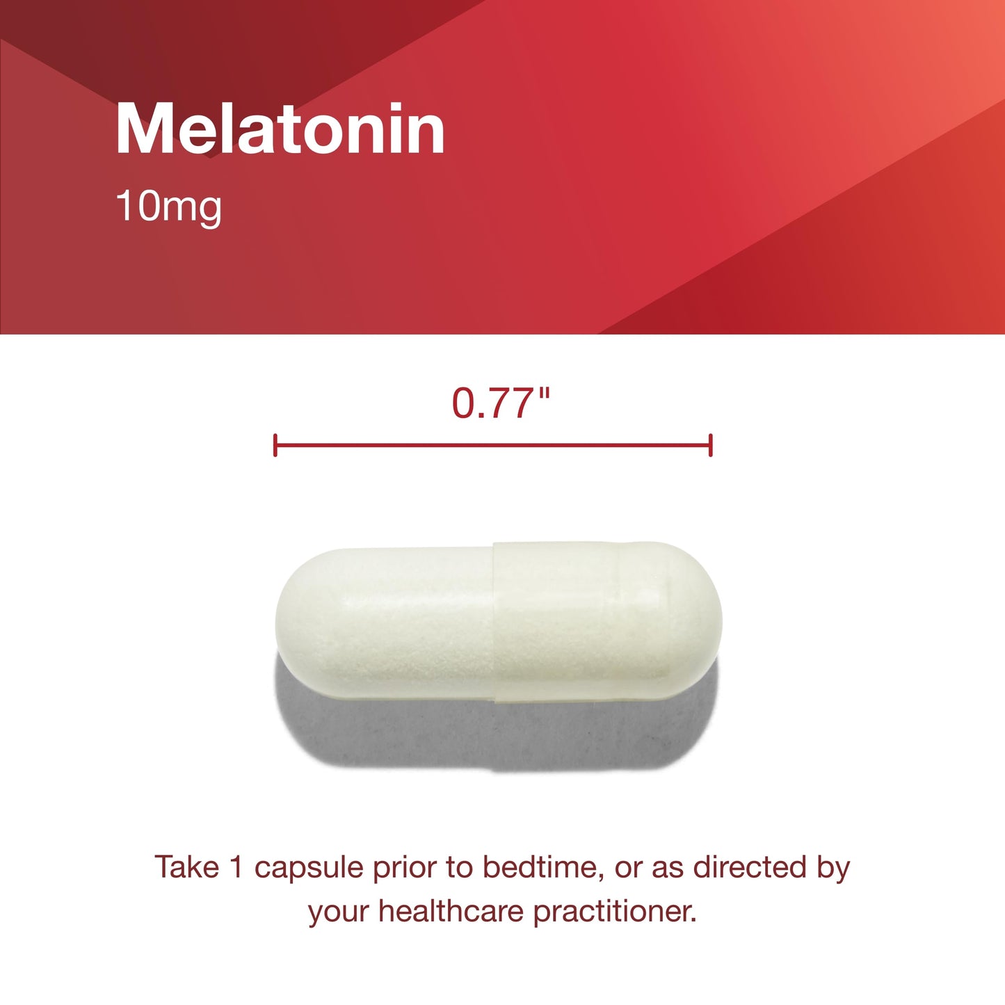 Protocol for Life Balance Melatonin Extra Strength 10 mg Capsule, 100 Veg Capsules