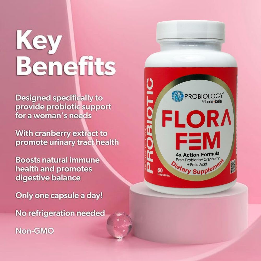 belle+bella Probiology Flora Fem 60 Capsules