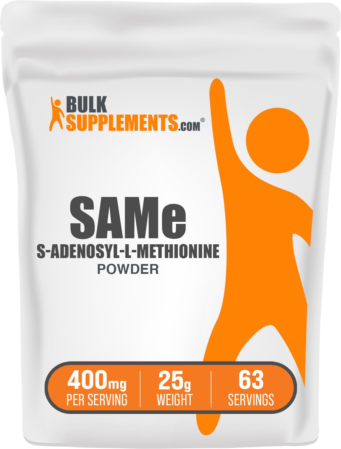 BulkSupplements S-Adenosyl-L-Methionine (SAM-e) Powder 0.88 oz