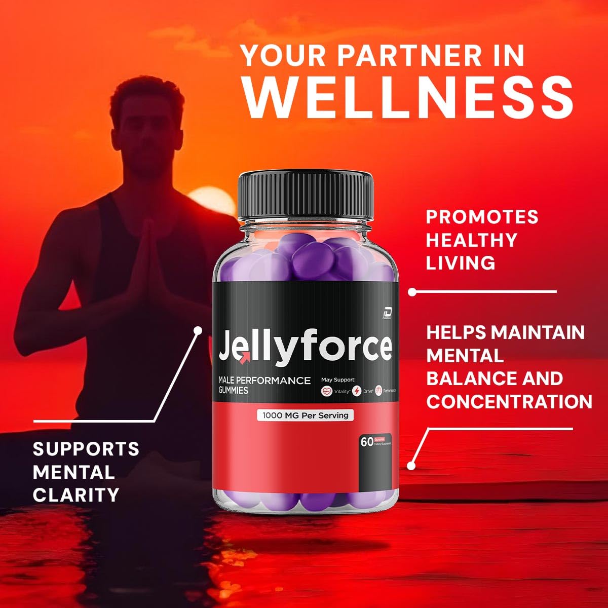 Indelo JellyForce Gummy 300 Gummies