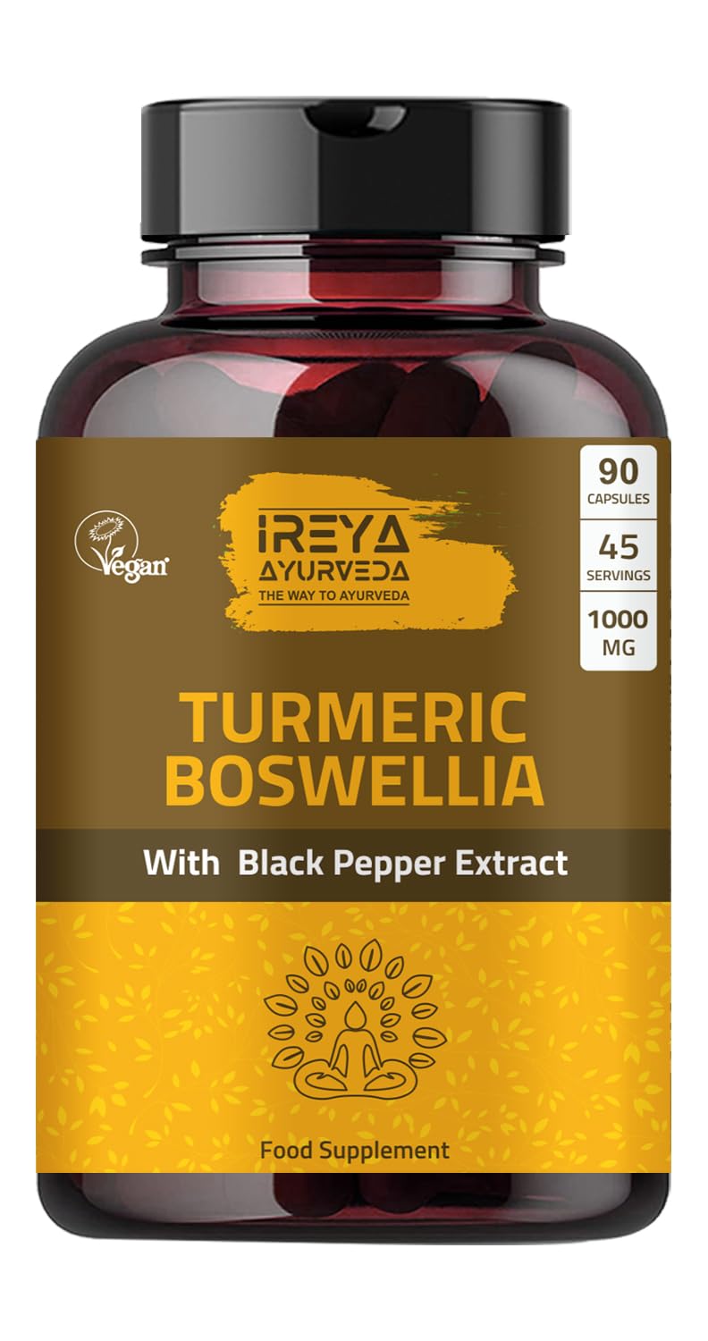 Ireya Ayurveda Boswellia Extract 1000 mg Capsules 90 Count
