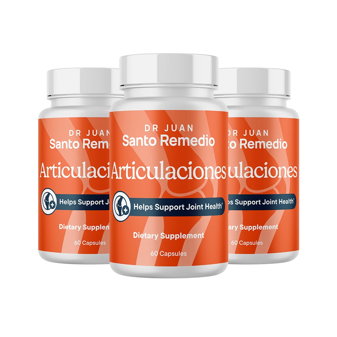 Santo Remedio Articulaciones Joint Health Support Supplement Capsules 180