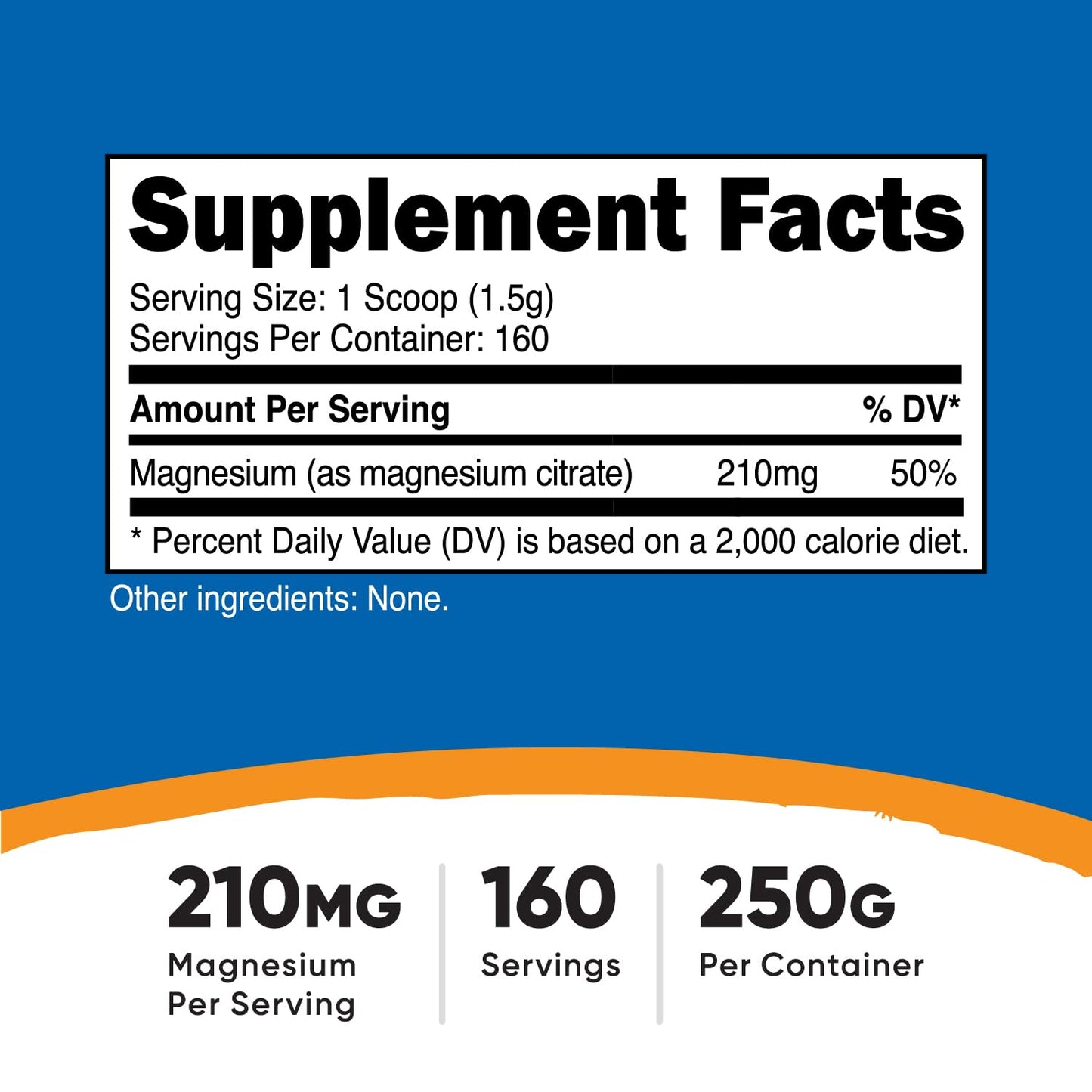 Nutricost Magnesium Citrate Powder, 17.64 Ounce