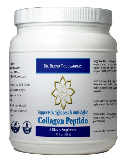 Dr. Bernd Friedlander Collagen Peptides Powder, 1 oz