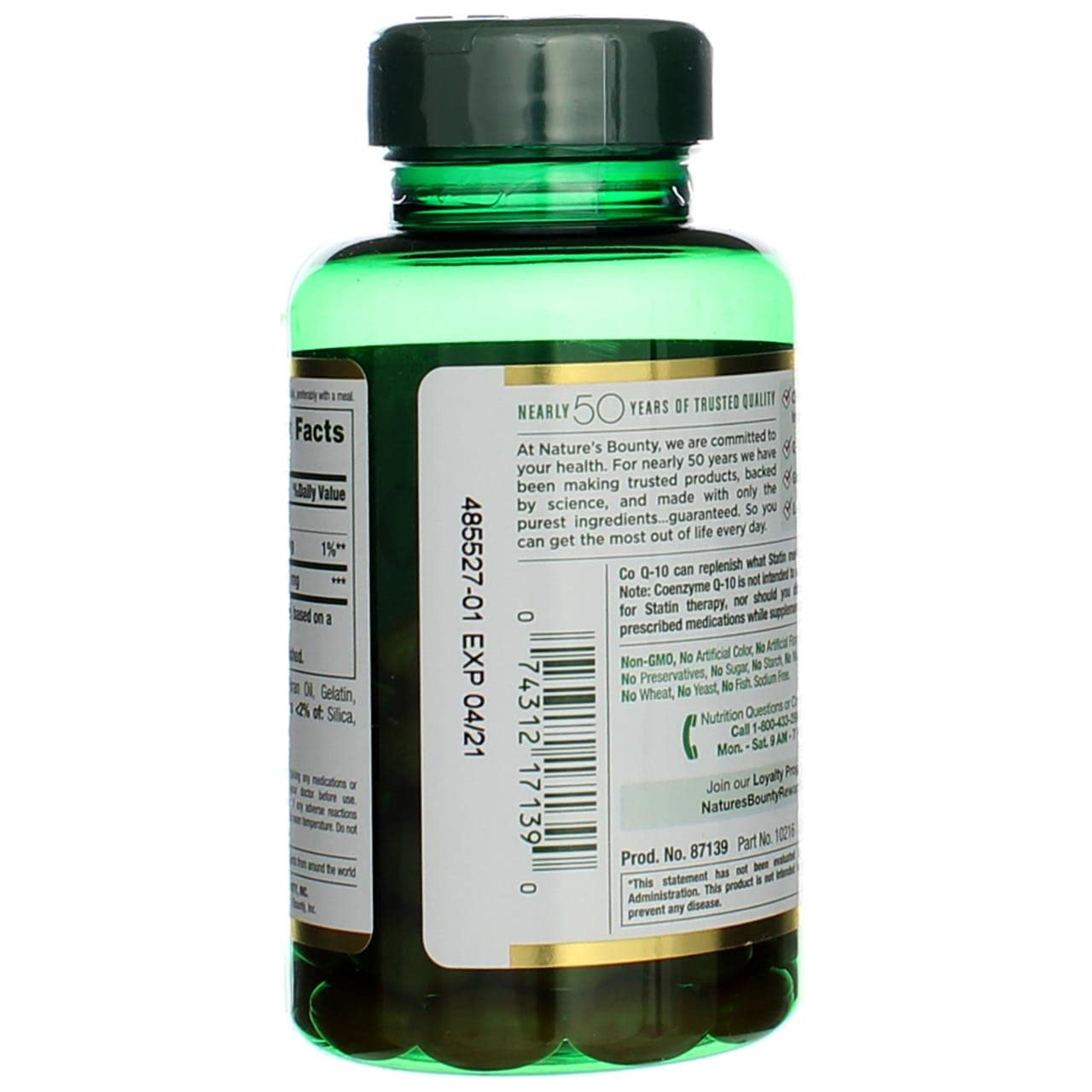 Nature's Bounty Co Q-10 200 mg Tablet, 160 Tablets