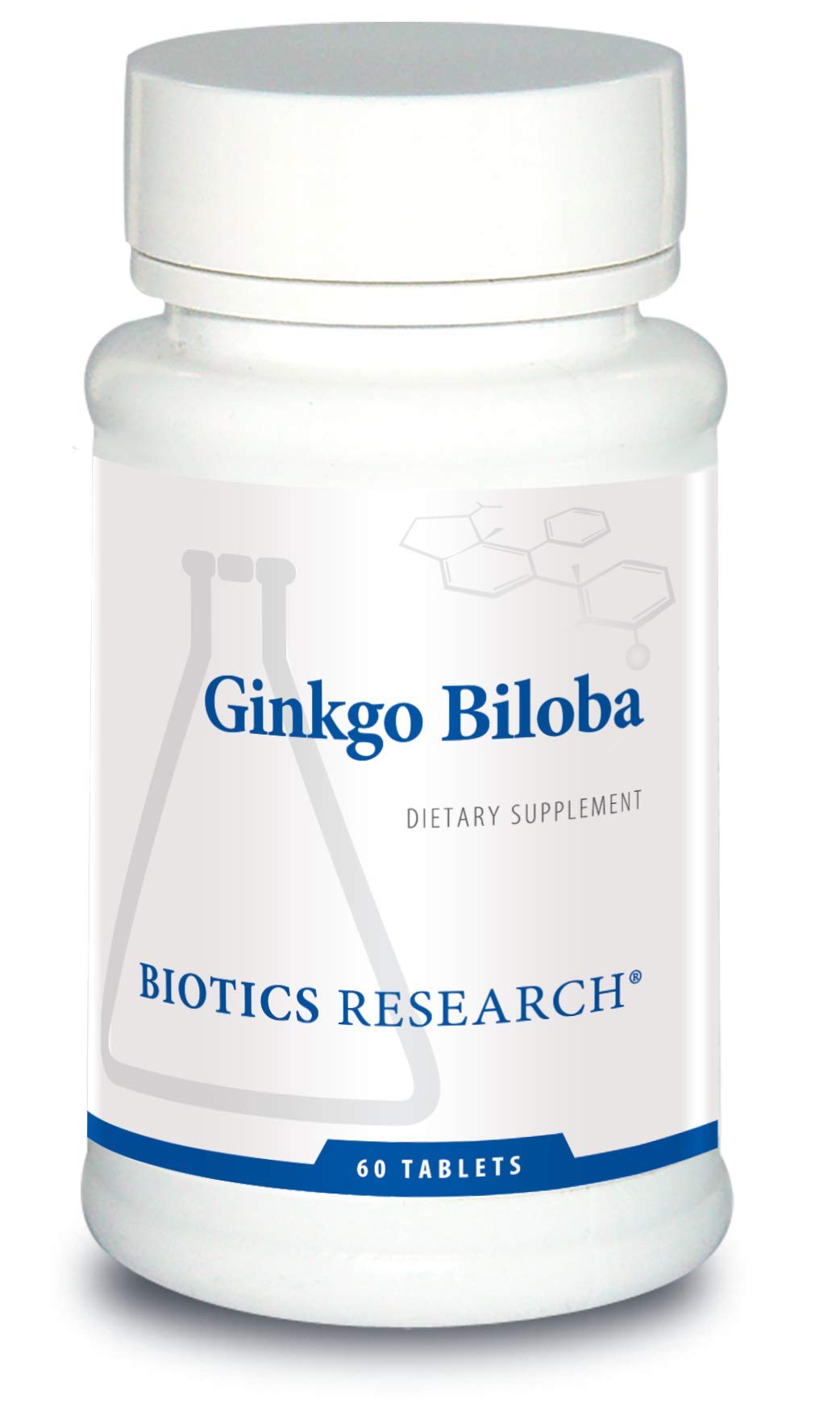 Biotics Research Ginkgo Biloba Standardized 24% Ginkgo Biloba Percent Extract Tablets 60