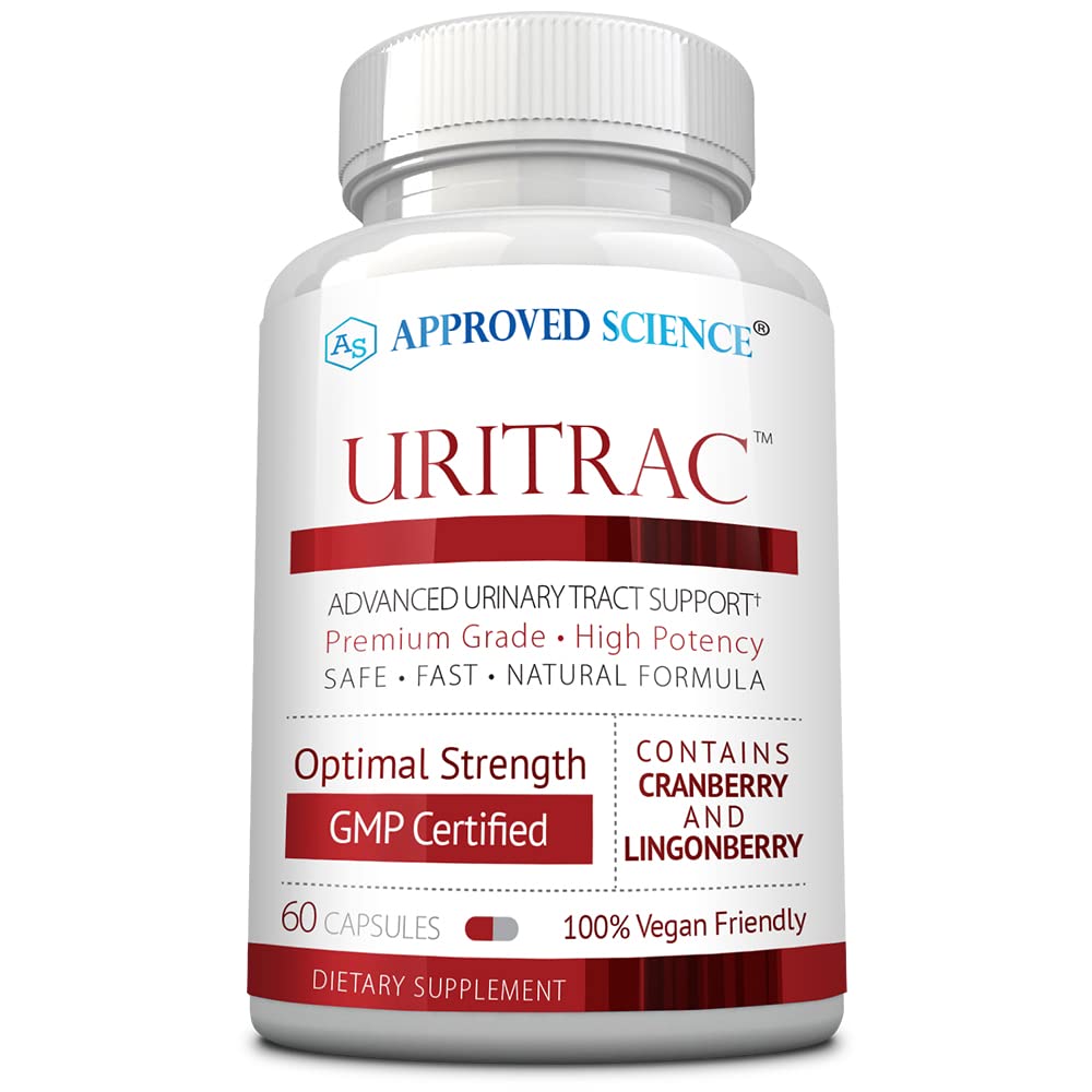 Approved Science Uritrac UTI Support Cranberry D-Mannose Lingonberry 60 Capsules