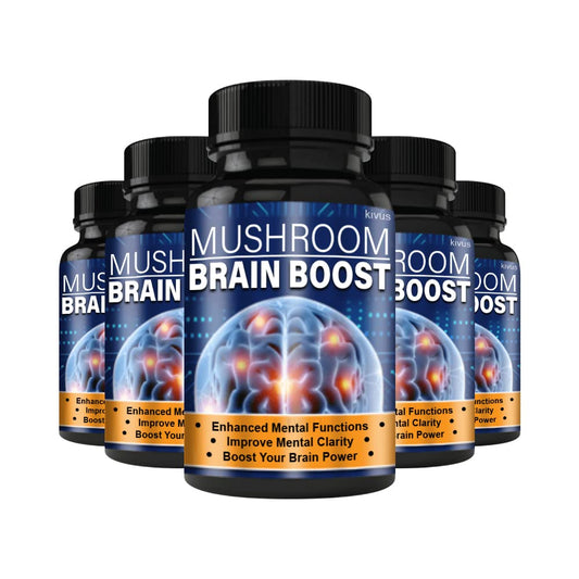 kivus Brain Boost Mushroom Brain Boost 300 Capsules