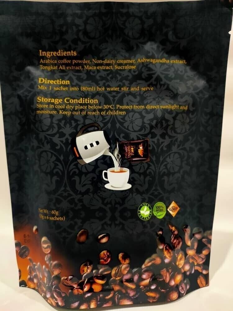 Double Root Coffee Arabica Cafe Energy Support Powder 1 Ounce