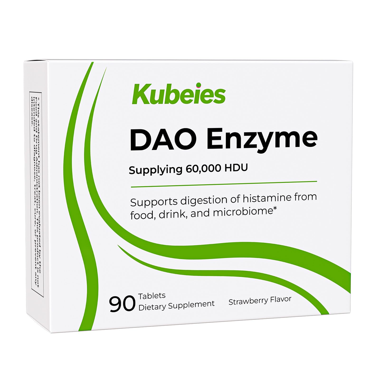 Kubeies DAO Enzyme 60,000 HDU Tablet, 90 Tablets