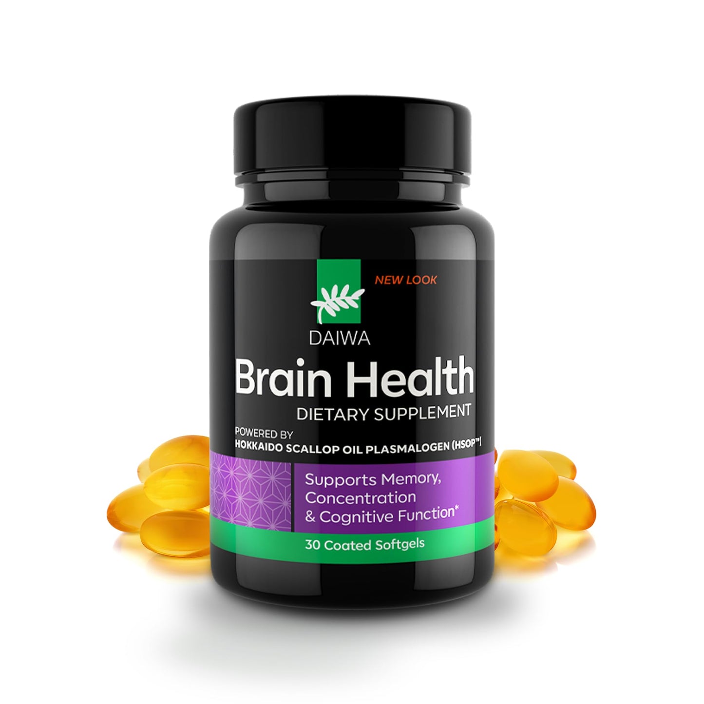 Daiwa Health Development Advanced Omega-3 Brain Supplement Softgels 30