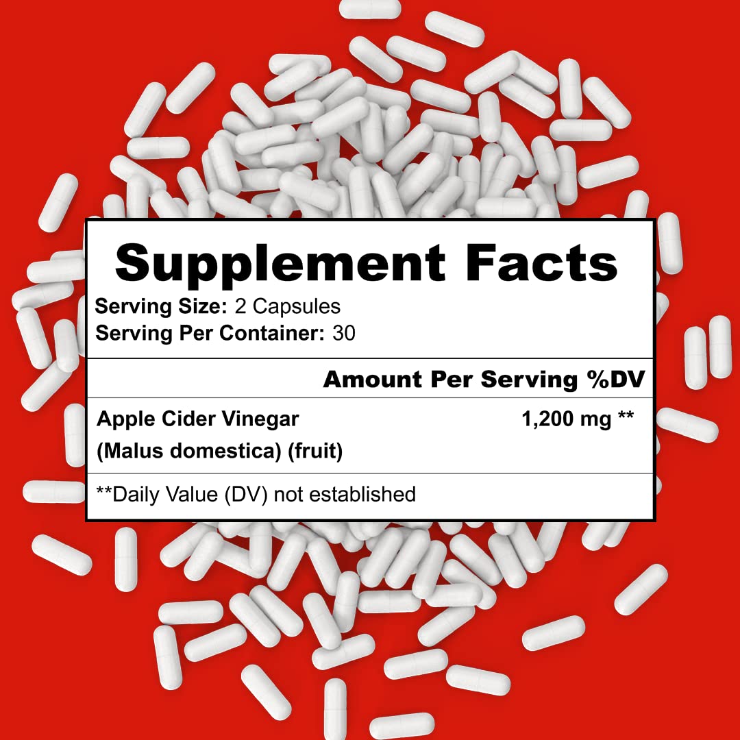 Ni una dieta más Apple Cider Vinegar Capsules 60 Capsules