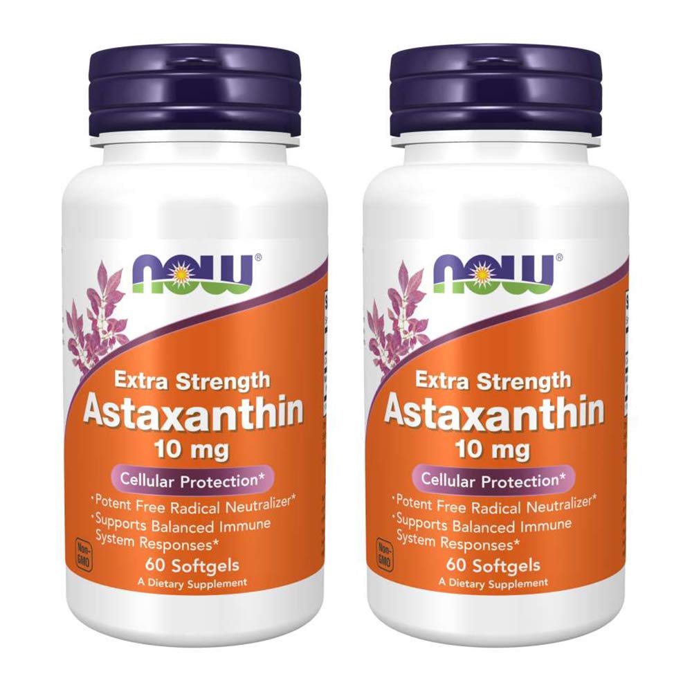 NOW Foods Astaxanthin 10mg Softgel 60 Softgels