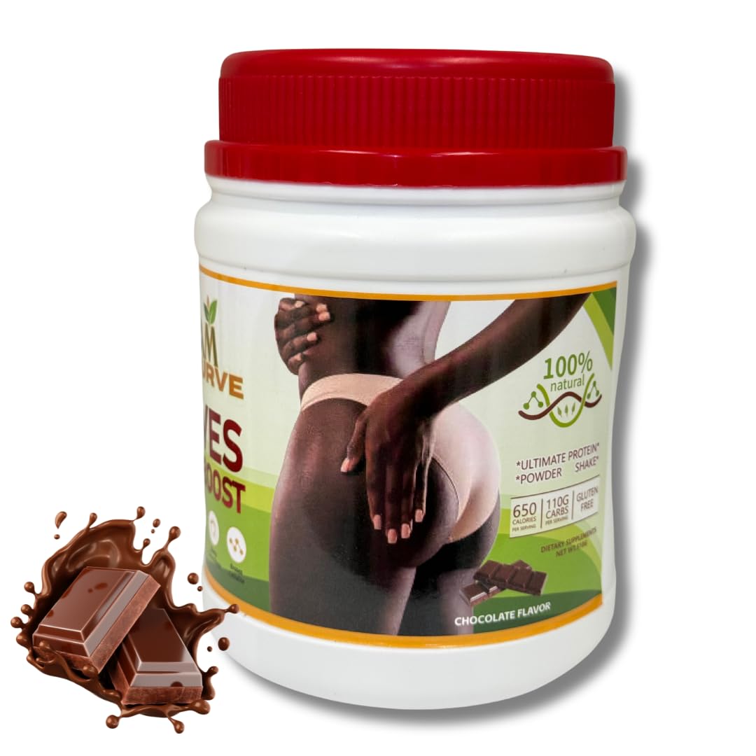 Sham Protein Powder for Booty Weight Gain (Large, Chocolate) 18.3 oz