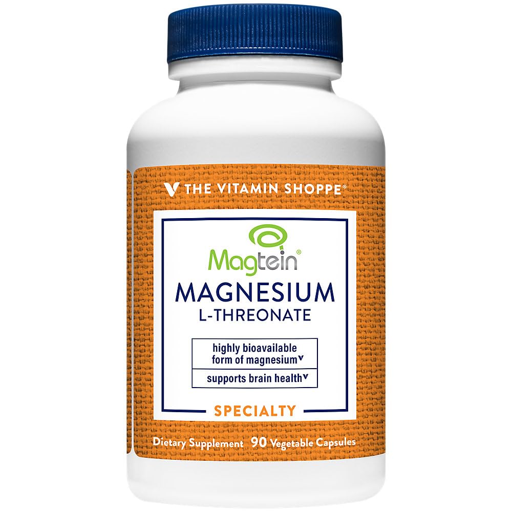 The Vitamin Shoppe Magnesium Vegetarian Capsules 90 Count