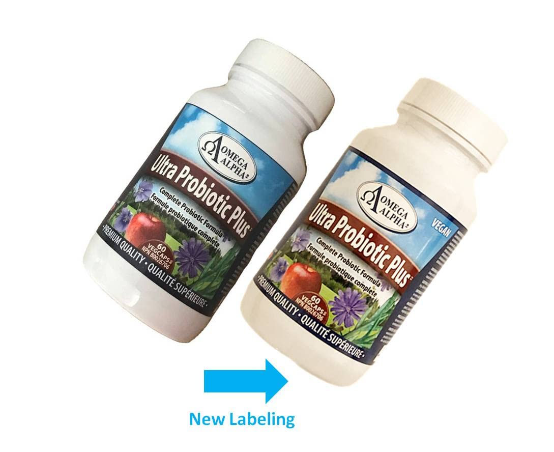 Omega Alpha Ultra Probiotic Plus Capsules, 60 Capsules
