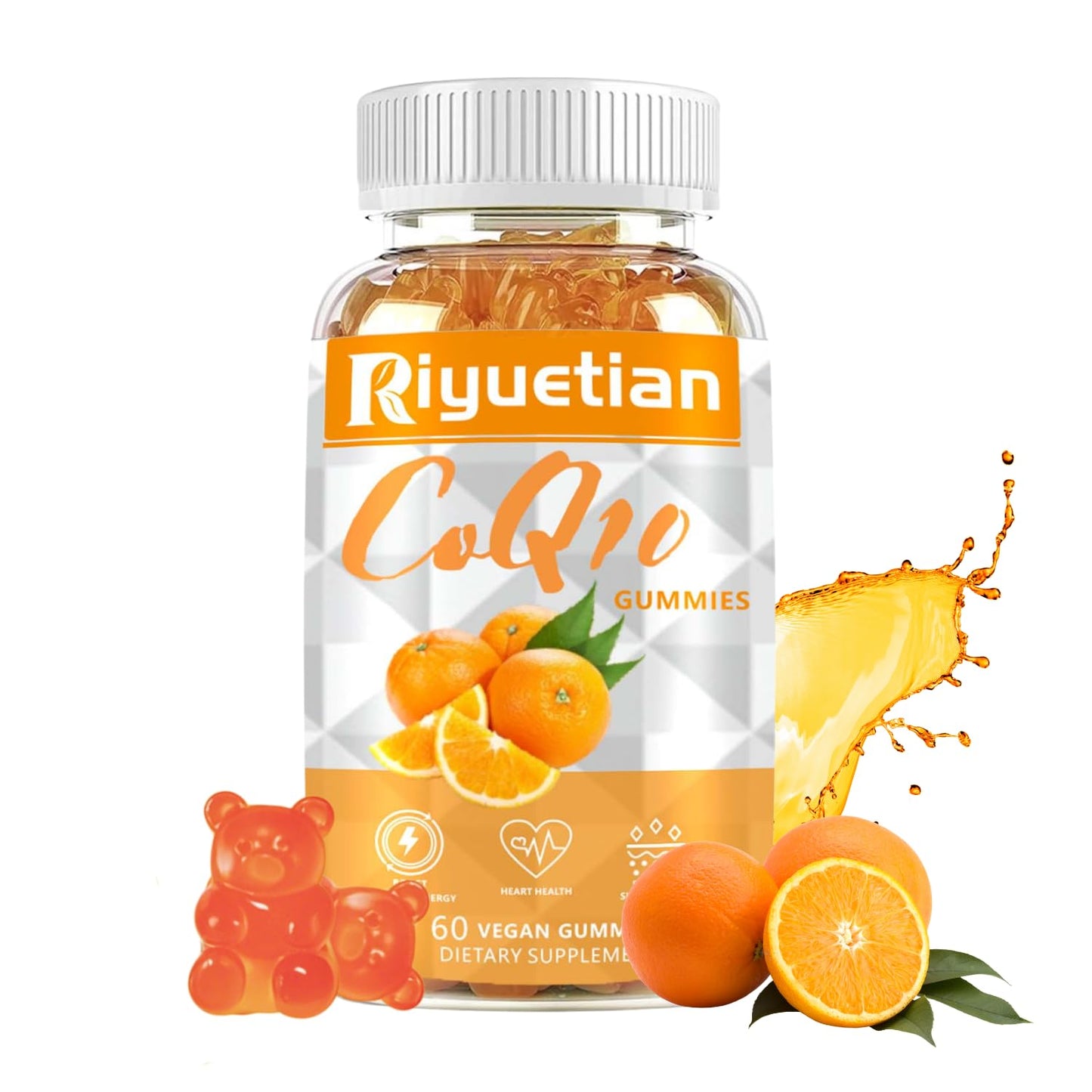Riyuetian CoQ10 Gummies 60 Count