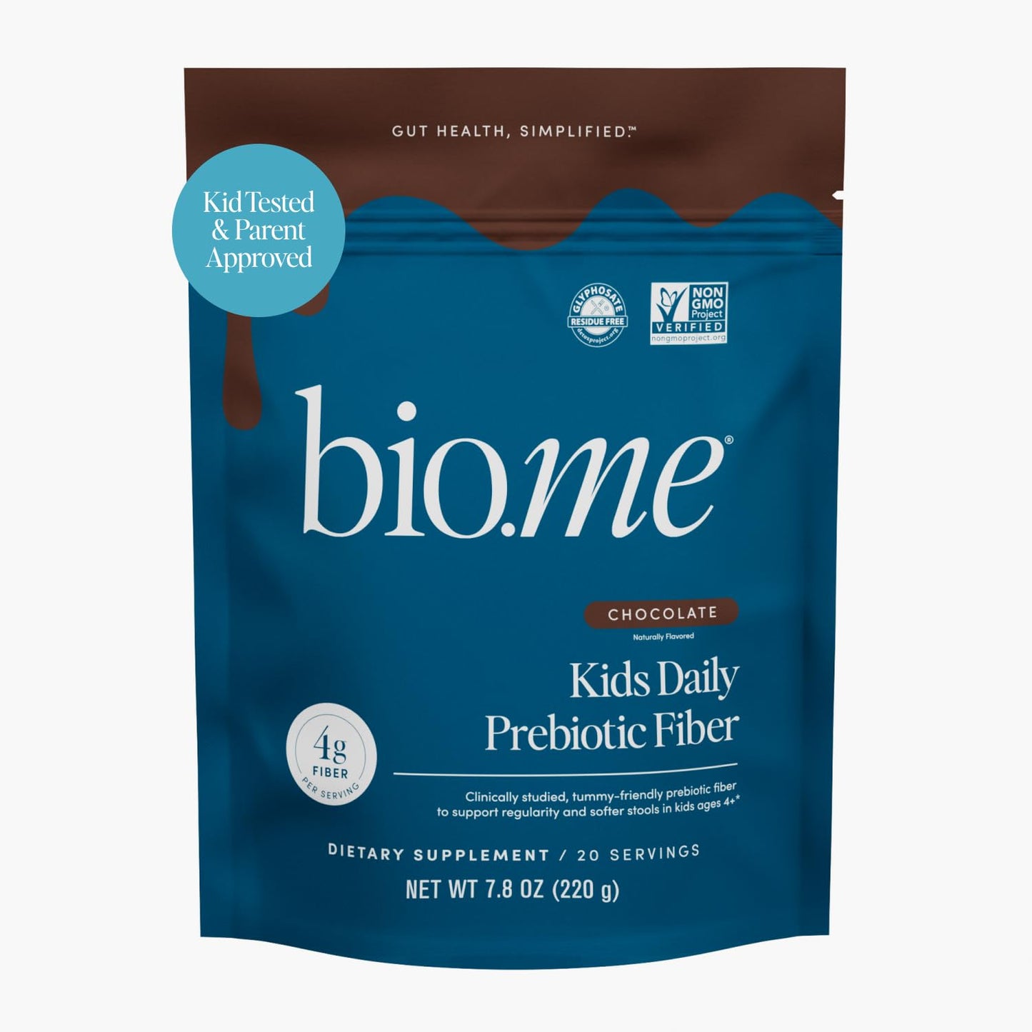 Bio.me Kids Daily Prebiotic Fiber Powder 4.2 Ounce