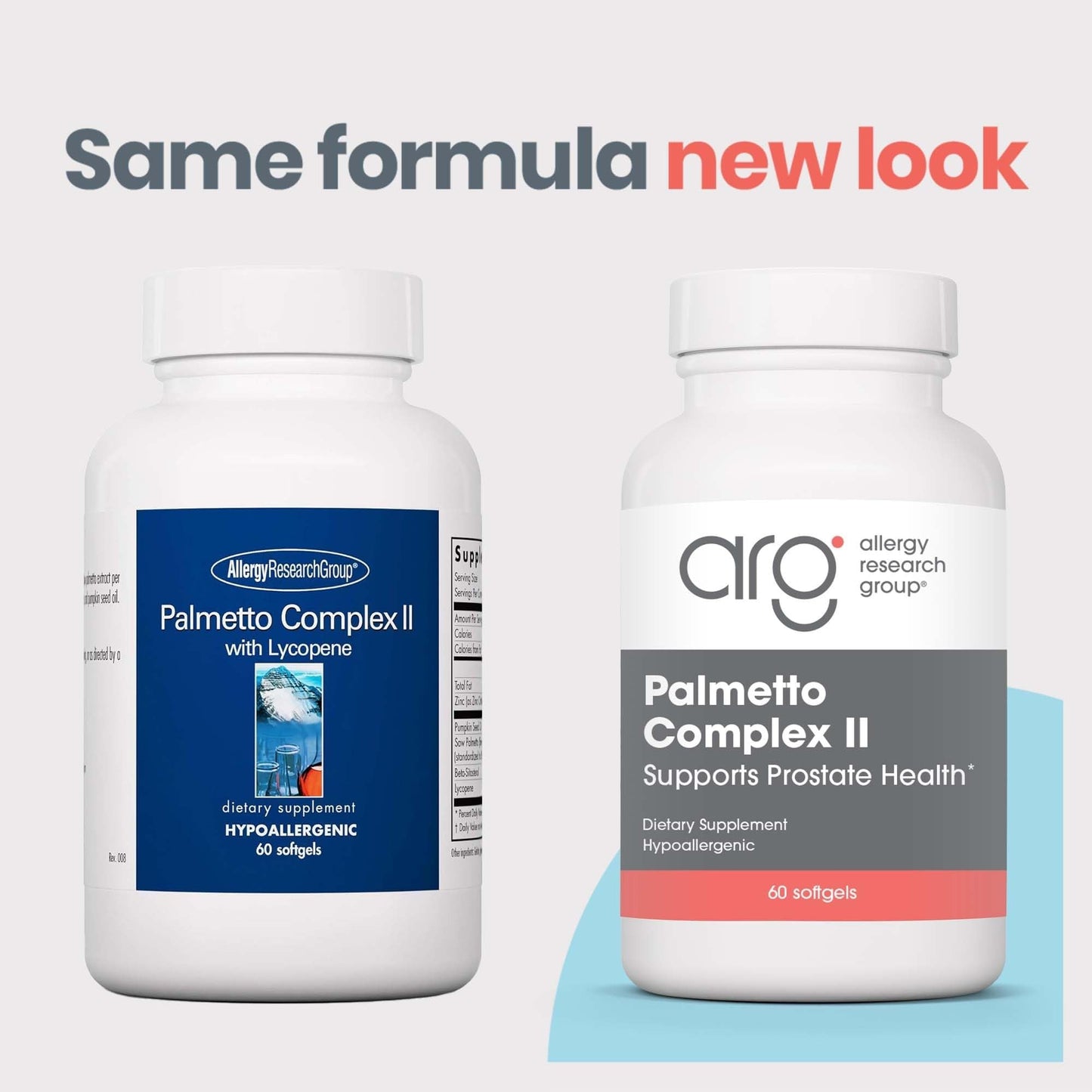 Allergy Research Group Palmetto Complex II Saw Palmetto with Lycopene for Men Softgels 60 Count