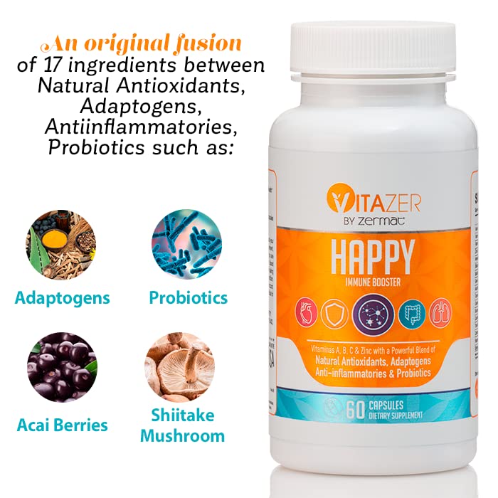Zermat Happy Booster Immune Vitazer, 60 Capsules